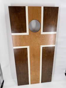 Hand made corn hole set